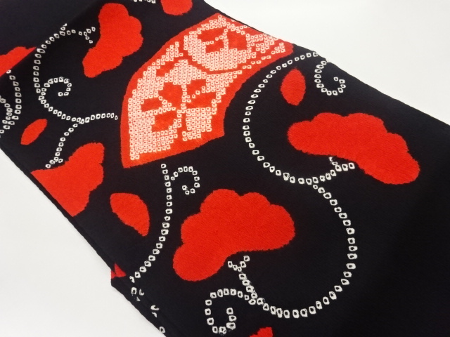 JAPANESE NAGOYA OBI / MATELASSE / SHIBORI / JIGAMI PATTERN